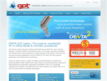 Tablet Screenshot of gptdental.com